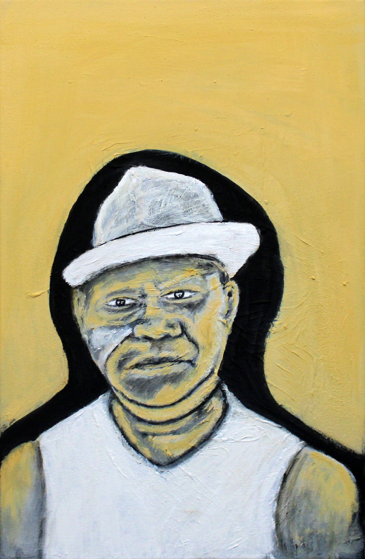 Self Portrait by Wilfred  Thomas Tjampitjinpa