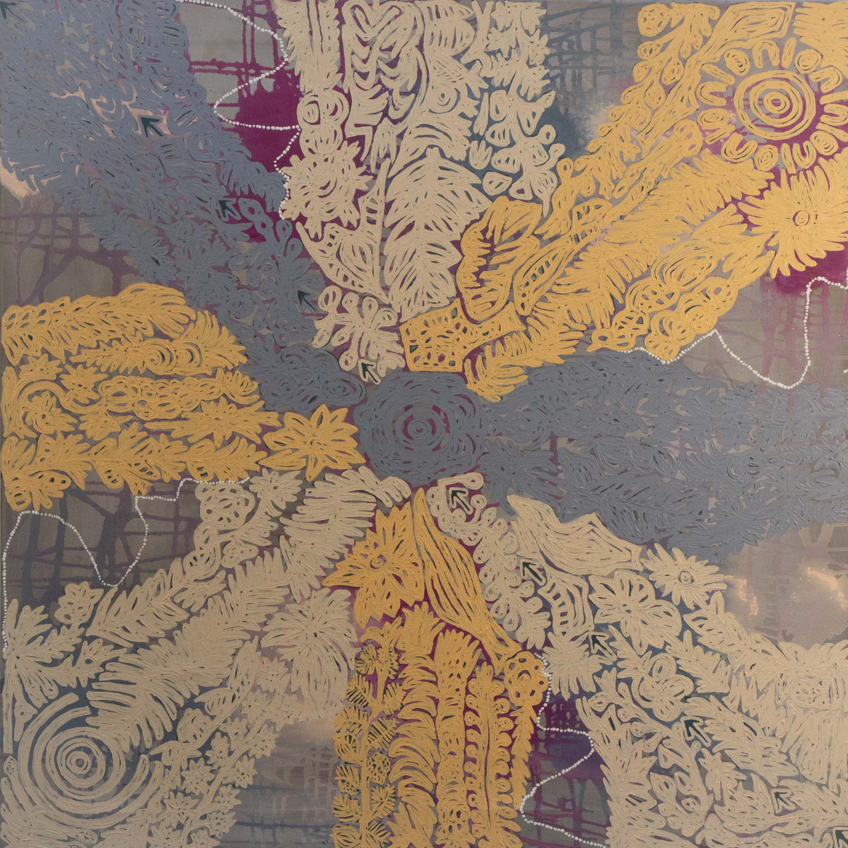 Candy Nakamarra Kapi Tjukurrpa - Kalipinypa by Candy Nelson Nakamarra 