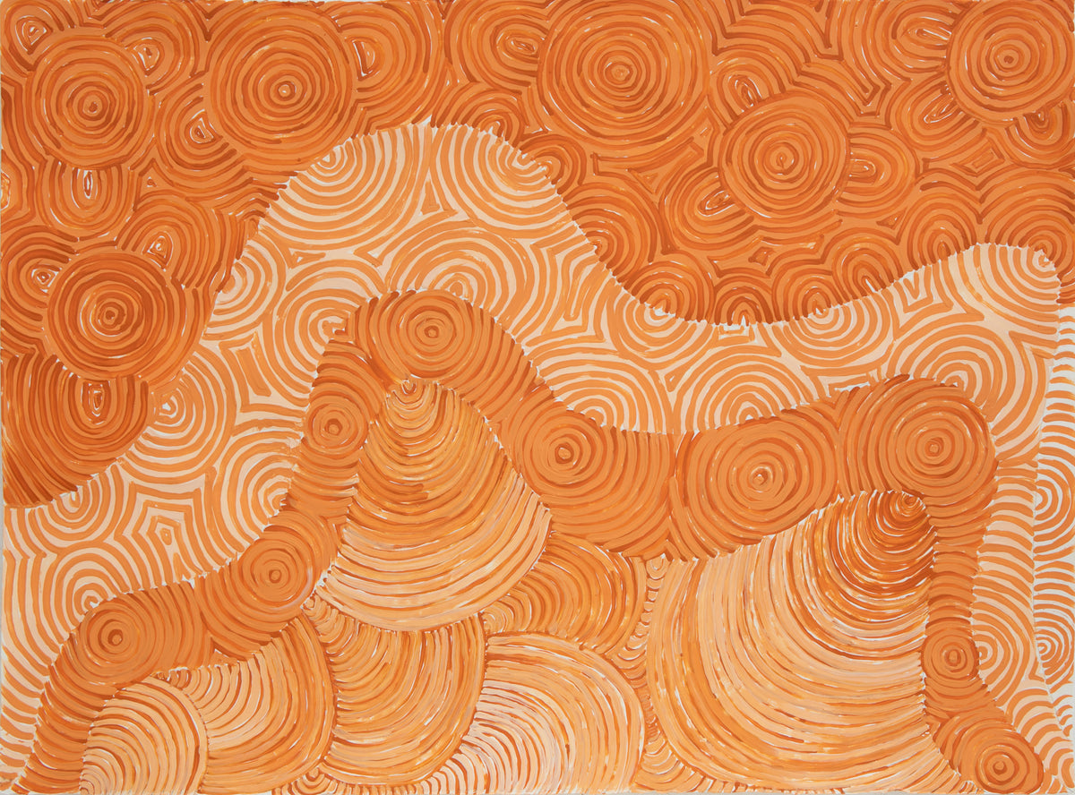 Roslyn - Kapi Tjukurrpa - Wantupunyu by Roslyn Dixon
