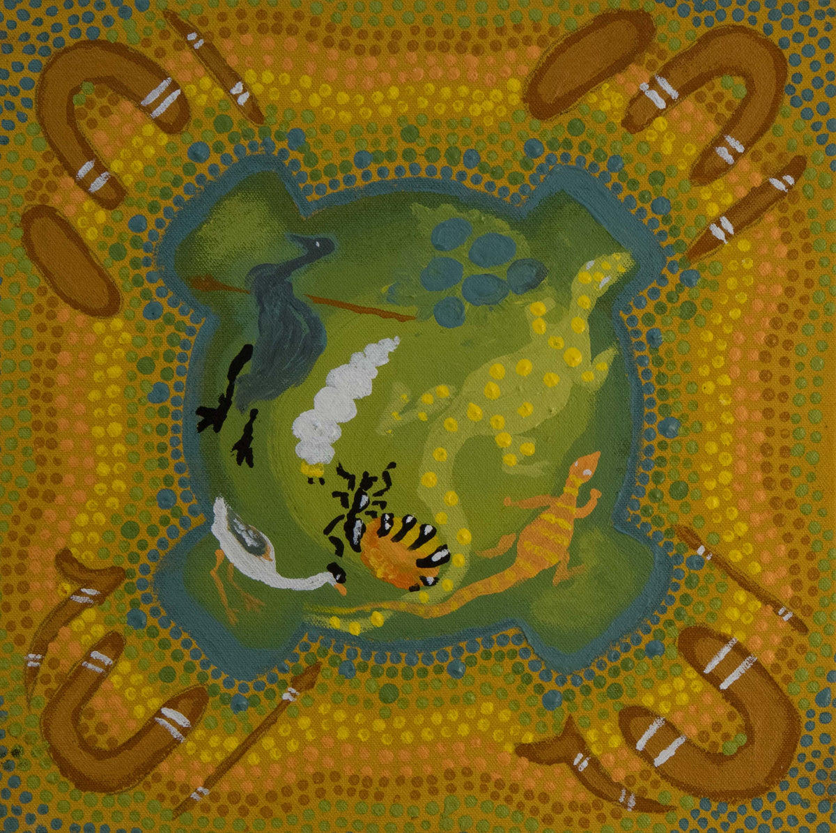 Untitled Artwork 471601 by Dennis Brown Tjungarrayi