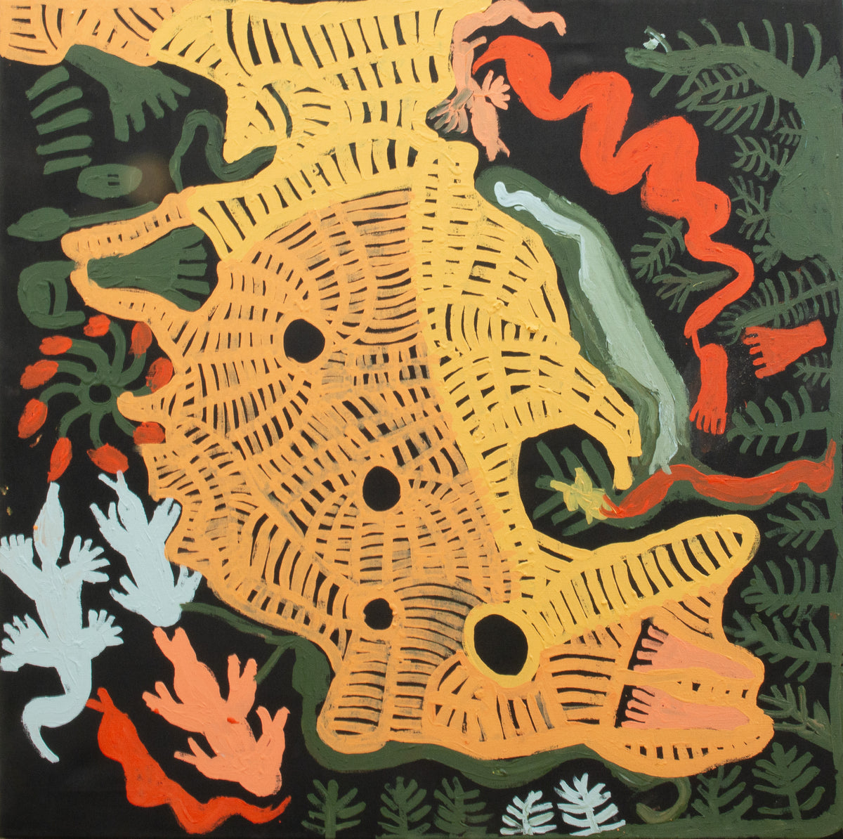 Doris Bush- Pilkati anta rumiya (Snake and goanna)