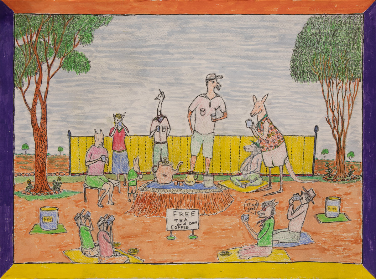 Untitled Artwork 588985 by Dennis Nelson Tjakamarra