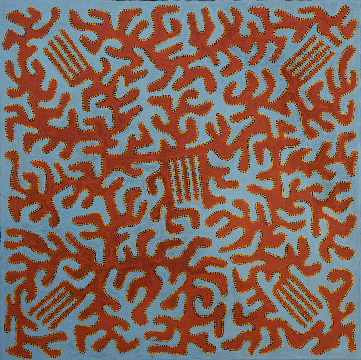 Adrian Jurrah - Yunala Tjukurrpa (Bush Carrot) by Adrian Jurra