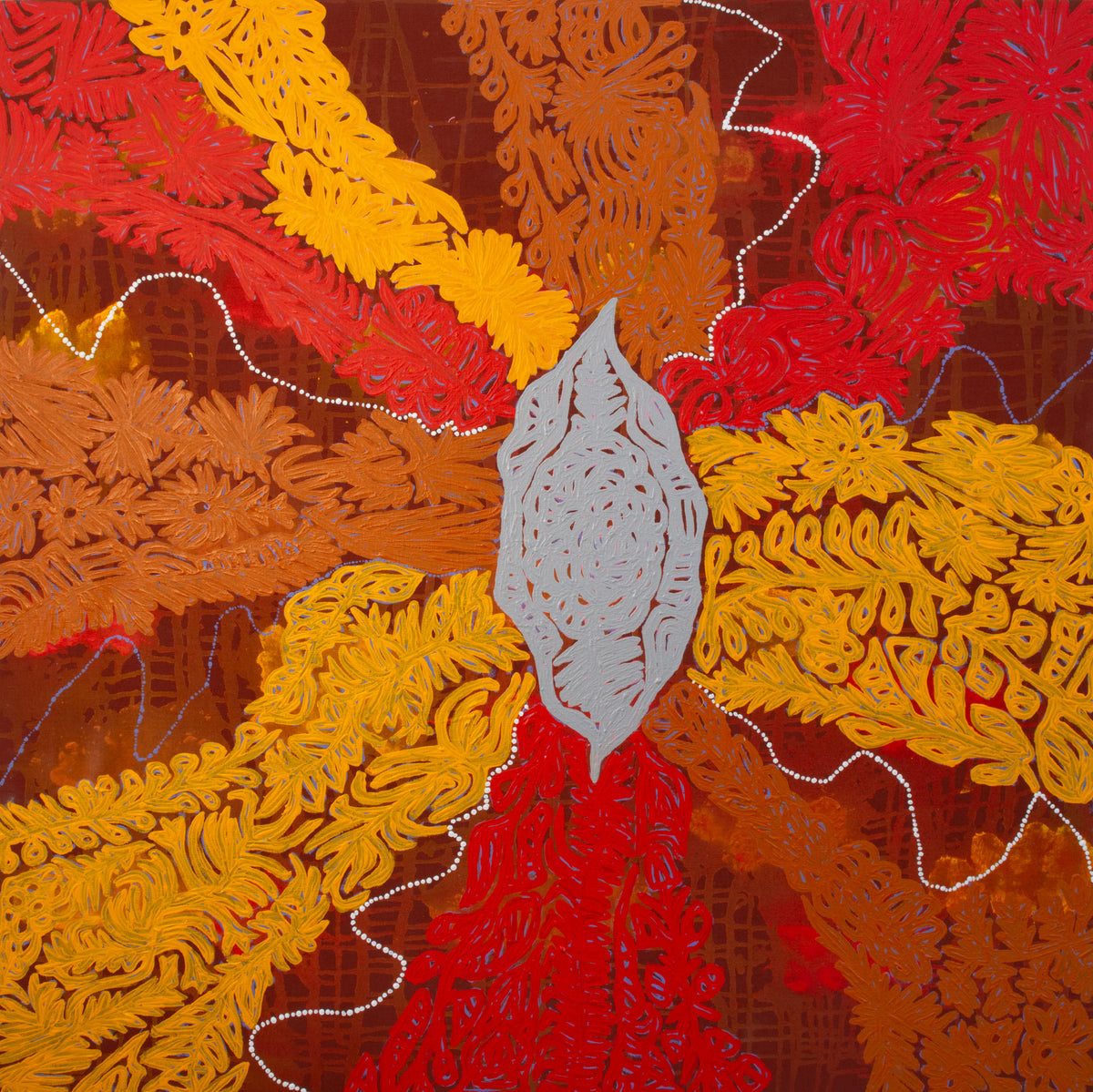 Candy Nakamarra Kapi Tjukurrpa - Kalipinypa by Candy Nelson Nakamarra 