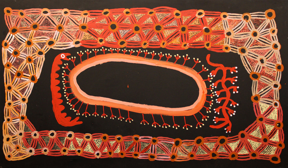 Papa Tjukurrpa - Nyumannu by Doris Bush Nungarrayi